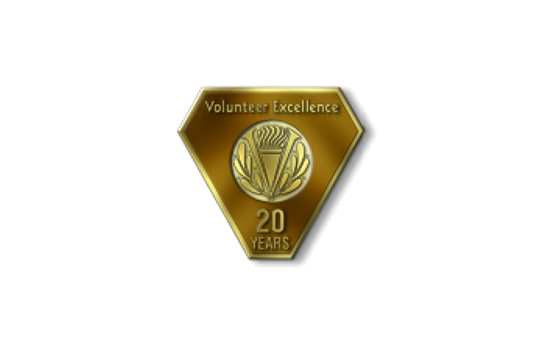 Volunteer Excellence - 20 Year